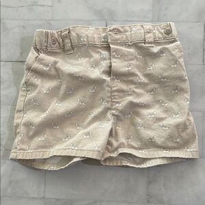Mayoral Beige Cotton Zebra Shorts for Baby Boys with Matching Suspenders